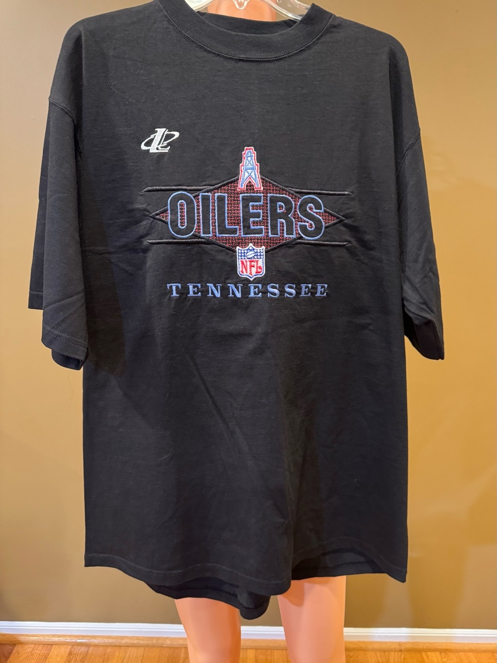 Logo Athletic Black Tennessee Oilers Graphic Tee